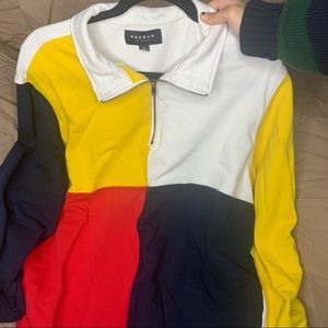 Pacsun color block sweater